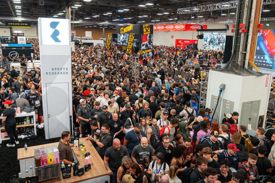 Photo of expo crowd